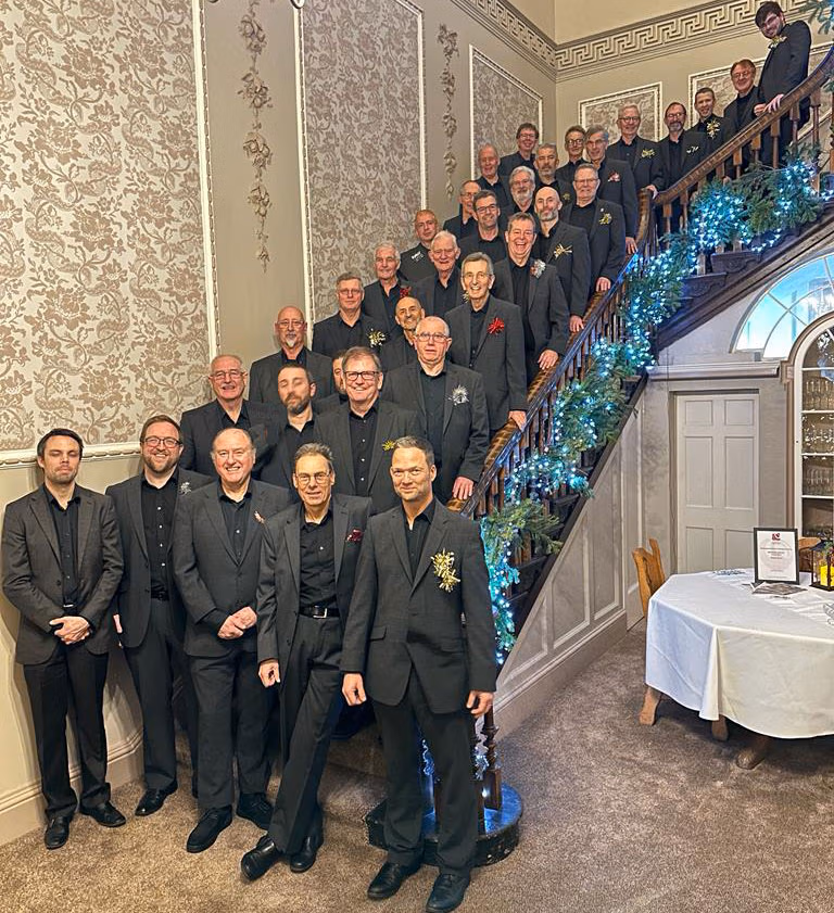 bmvc bournouth male voice choir stairs